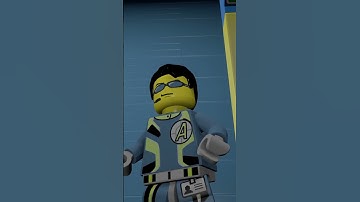Big-Brained Agent Chase #designerslashgamer #lego #legoworlds #animation