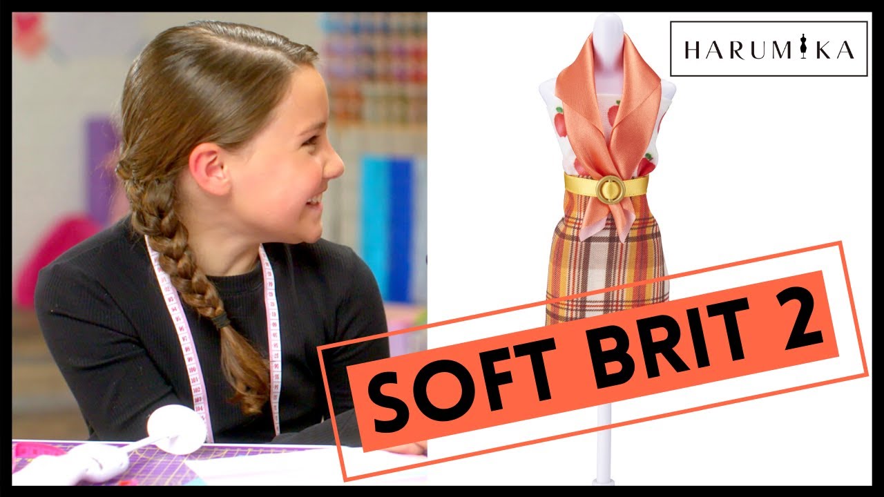Play Fashion Designer | Soft Brit 2 | How To Style Your Own Dress | Harumika Fashion Toy For Girls!