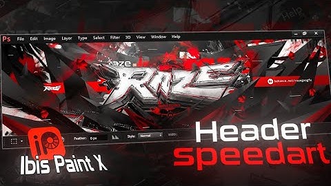 How I made this 3d header on Android📱🤯 | 3d header speedart 🤯 | Ibis Paint X 🤯