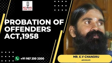 Probation of Offenders Act, 1958