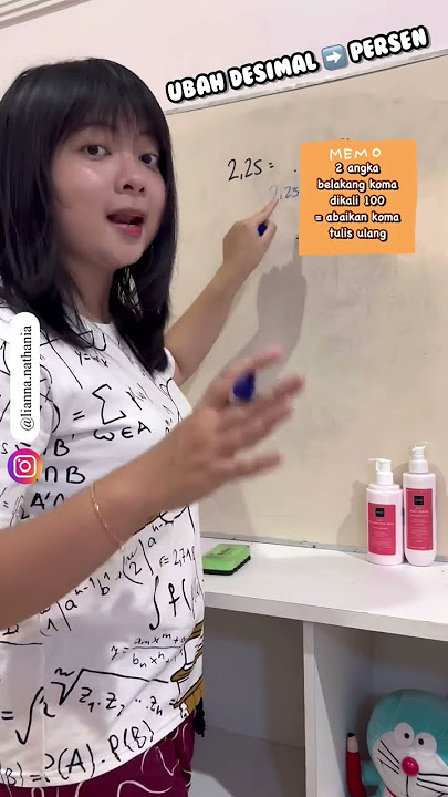 Trik Ubah Desimal Jadi Persen ✨