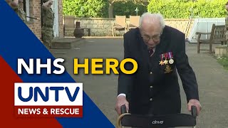 Birthday tributes flood in for fund-raising British war veteran 'Captain Tom'