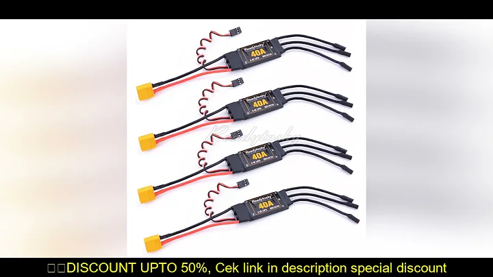 Readytosky 40A 2-4S ESC Speed Controller With UBEC 5V 3A For RC FPV Quadcopter RC Airplanes Helicopt