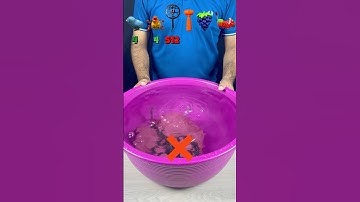 TRY TO GUESS HOW MANY TISSUE PAPER WILL FOAT? #satisfying #experiment #asmr #tissuepaper #shorts