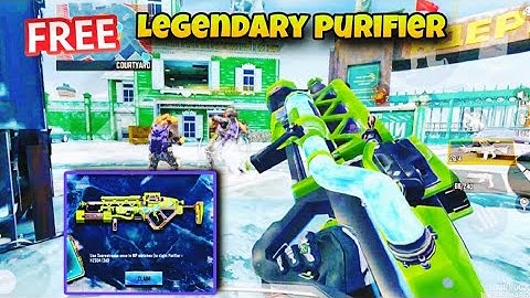 How to get free legendary purifier -H2S04 in codm || legendary purifier -H2S04 gameplay cod Mobile