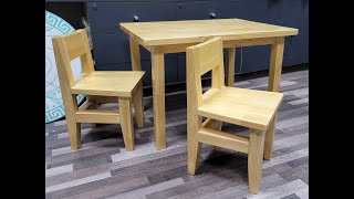 Сhildren's chairs and tables