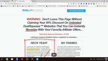 Dual Squeeze Review - Turn 100 Subscribers Into 1000?