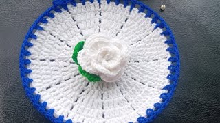 Wow 😲 how to crochet table mat very beautiful ❤️❤️ 3 #crochet