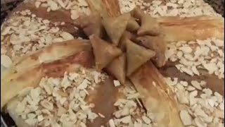 بسطيلة الدجاج واللوز التقليدية المغربية الأكثر من رائعة - Pastilla au poulet