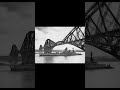 The battleship HMS Nelson passes beneath the Forth Bridge on her final journey 1949 🇬🇧⚓🚢 #1940s #hms