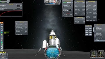 Kerpollo XIII flying to the mun with the Erkle docking mod (Part III) [KSP 0.17, Erkle mod]