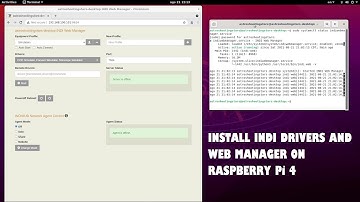 HOW TO INSTALL INDI DRIVERS AND INDI WEB MANAGER ON RASPBERRY Pi 4 ON UBUNTU And Disable Auto Sleep