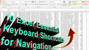 Excel Tutorial: 10 Essential Excel keyboard shortcuts for Navigation