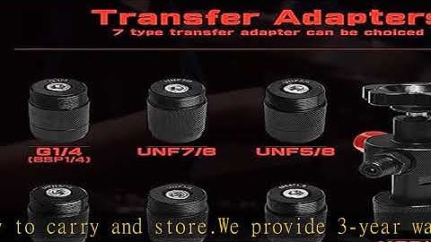 YFIXTOOL Hydraulic Nitrogen Accumulator Charging Kit, Nitrogen Fill Kit, Nitrogen Pressure Test Sys