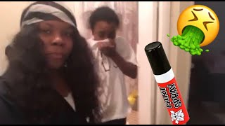Fart Spray Prank On My Girlfriend Couples Prank Hilarious