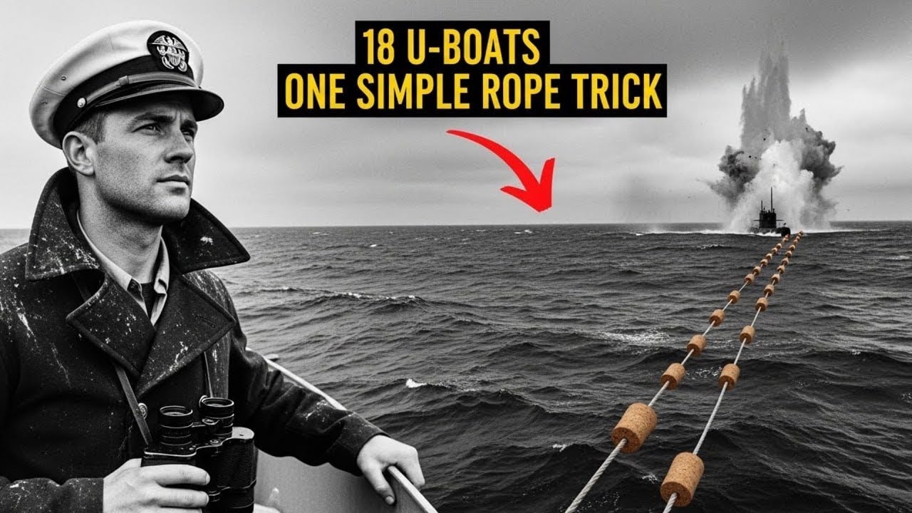They Mocked His Rope Trick Until He Killed 18 German U-Boats in 8 Months😱