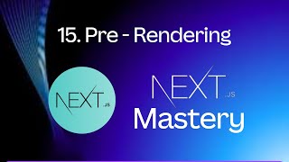 Prerendering Strategies In Next.js Nextjs Tutorial For Beginners