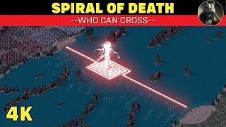 🛑💀 Spiral of DEATH ~ Who CAN Cross | Stronghold Crusader #battles #strongholdcrusader