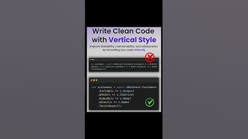 🔥.NET Tip - Vertical Coding Style for Better Readability #coding #developer #csharp #programming