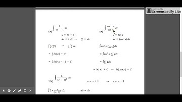 Use Natural Log Function to Find an Indefinite Integral