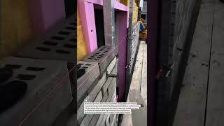Precision Brick Veneer Alignment System 🧱 #Masonry #Brickwork #Construction