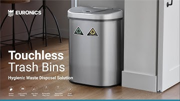 Touchless Sensor Trash Bins by EURONICS INDIA