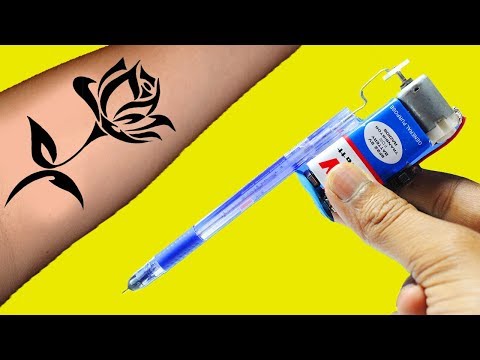 How To Make Simple Tattoo Machine At Home