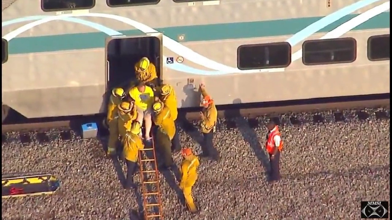 Acton, Calif  8 03 2017 Flood Stops Rail Movement