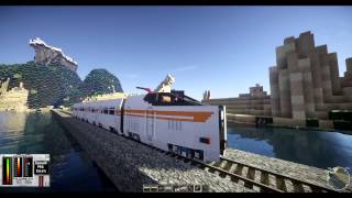 Minecraft Bullet Train (Traincraft)