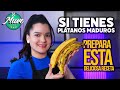 SI TIENES PLÁTANOS MADUROS, Prepara esta deliciosa receta CON SOLO 3 INGREDIENTES 😱| Muve Flavors