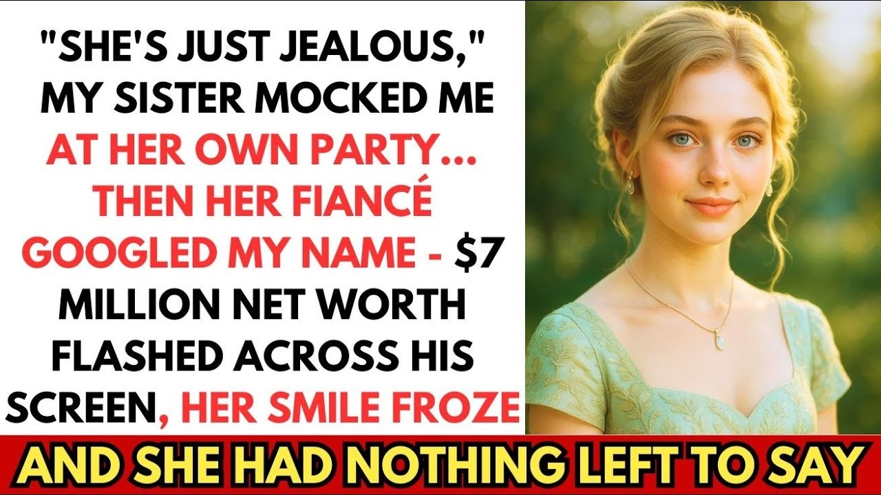 My Sister Said I Was A Nobody — Then Her Fiancée Googled Me At The Table And Saw My $7M Net Worth