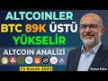 Altcoinler Bitcoin 89K Kırılımı Sonrası Yükselir - 25 Kasım 2025