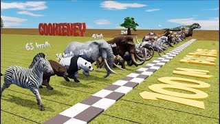 Big Race 30 Wild Animals, which is the fastest animal? | CookieNey screenshot 2