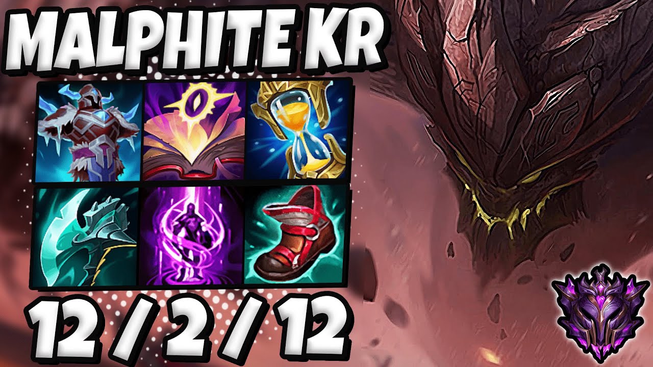 Malphite vs Zed [ MID ] Lol Korea Master Patch 11.24 ✅