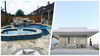 75 White Tile Pool Design Ideas You'll Love ☆