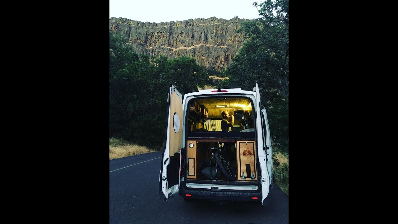 vanlife in a hammock YouTube