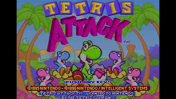 Tetris Attack SNES - Stage Clear Playthrough