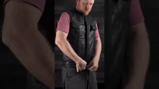 Asmr Sharp Shooter Vest Rugged Sounds. Real Leather.
