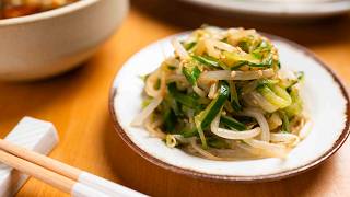 レンジでチンしてパパッと和えるだけ！忙しい日でもちゃんと作れるごまナムル【もうイライラしない】