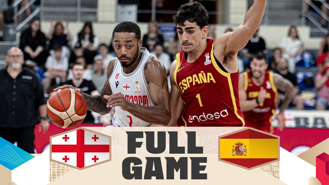 Georgia v Spain | Full Basketball Game | FIBA Basketball World Cup 2027 European Qualifiers