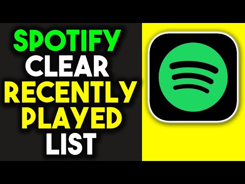 Spotify에서 최근 재생 목록을 지우는 방법