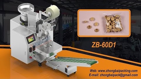 Plastic Lid Packing machine, Bottle Lid Counting and Packing Machine