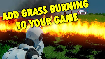Dynamic Grass Burning in Unity - Explosions And Fire System Tutorial