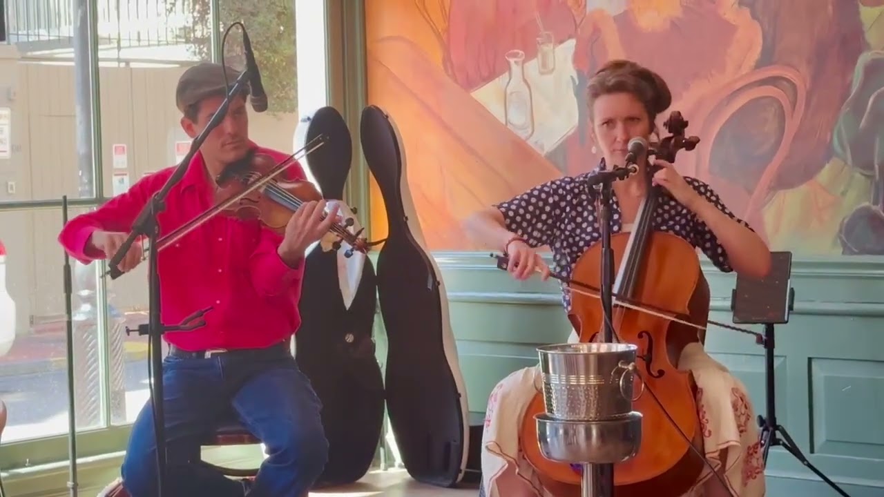 Nat & Kat Cajun String Band with Coleman Akin - Jongle a Moi - New Orleans, LA, February 15, 2026