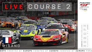 LIVE | Course 2 | Misano | Fanatec GT Europe 2024 (Français)