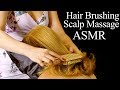 Stunningly gorgeous hair brushing with scalp scratching and hair sounds asmr