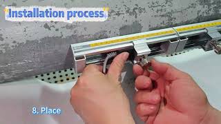 V type installation for P116 portable flowmeter