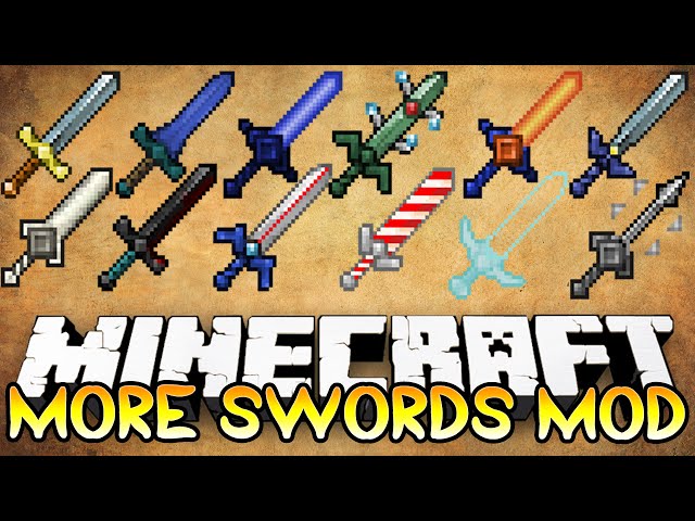 Minecraft MO' SWORDS MOD  STRONGEST MINECRAFT SWORDS EVER