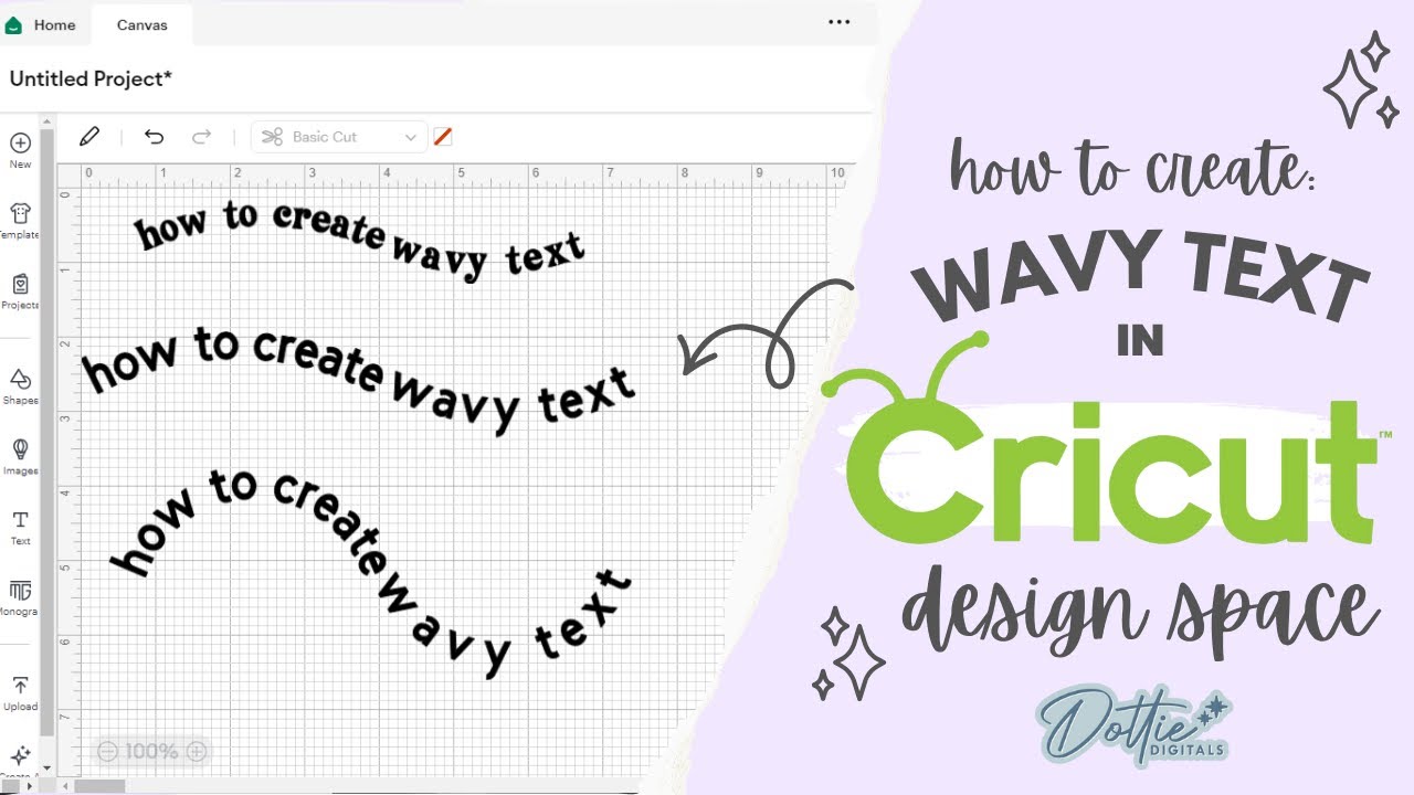 How to create wavy text in Cricut Design Space (Step-by-Step Tutorial)