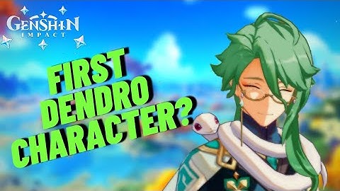 Baizhu Release date? | First Dendro Character | Baizhu elemental Skill Genshin impact